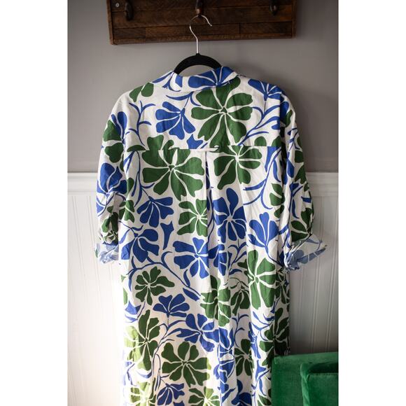 Anthropologie The Soren Long-Sleeve Shirt Dress by Maeve 1X NEW - Picture 4 of 4